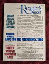 Readers Digest June 1980 Energy Crisis Ring Lardner Theodore H White Argentina   - £6.45 GBP