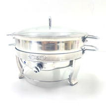 Bella Cucina Artful Food 5 Quart Chafing Dish Adjustable Stainless Steel - $63.99