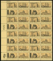 Historic Preservation Sheet of 32 - 8 Cent Postage Stamps Scott 1440-43 - £10.40 GBP