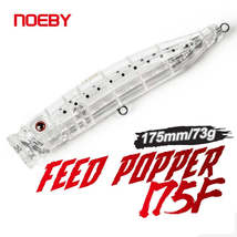Noeby Popper Fishing Lure 175mm 73g Topwater Feed Spinning Popper Wobble... - £5.84 GBP+