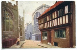 St Mary&#39;s Hall Coventry Warwickshire England UK Tuck Oilette 1904 postcard - £4.70 GBP