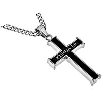 Stainless Steel Cross Pendant Necklace 1:9 - $148.48