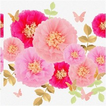 Rose Petal Blooms - Pink Tissue Paper Pom Poms for Girl Baby Shower, Nur... - $38.60