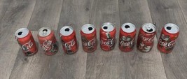 Coca-Cola Vintage 1990’s &amp; A 2006 Lot Of 8 Cans Classic &amp; Holiday - $9.38