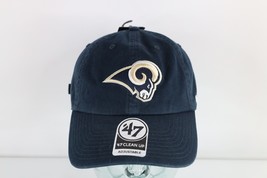 New 47 Brand NFL St Louis Rams Football Adjustable Cotton Dad Hat Cap Blue - $34.60