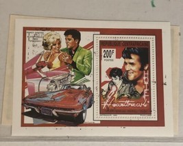 1993 Elvis Presley Collectible Stamps Vintage Puvilland Heartbreak Hotel - $6.92