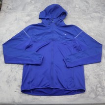 Champion Jacket Men Medium Blue Casual Lightweight Hoodie Full Zip Activ... - $25.62