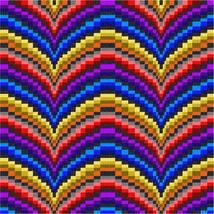 Pepita Needlepoint kit: Tefillin Bargello 2, 10&quot; x 10&quot; - £62.87 GBP+