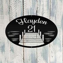 Boyce22Par Personalized Family Lake Lot Number Metal Sign Indoor Outdoor... - £54.22 GBP