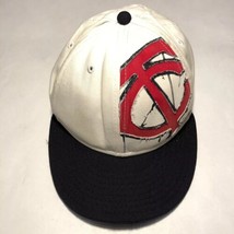 New Era Minnesota Twins Baseball TC Fitted Hat Size 7-1/4 - £9.38 GBP
