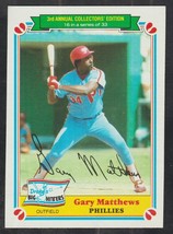 Philadelphia Phillies Gary Matthews 1983 Drakes Big Hitters Baseball Card 16 nr  - £0.79 GBP