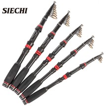 SIECHI Telescopic Portable Bolo Fishing Rod 1.8M 2.1M 2.4M 2.7M 3.0M Travel Ultr - £64.69 GBP