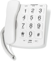 Packard Bell Big Button Corded Phone For Hearing And Visually Impaired, White - £25.94 GBP