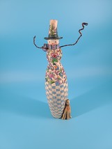 Jim Shore Happy Home Snow Woman 2004 Heartwood Creek Snowman Broom Missi... - $18.00