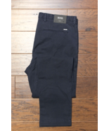 HUGO BOSS Uomo Kaito Slim Fit Cotone Elastico Blu Scuro Pantaloni Chino ... - $87.71 CAD
