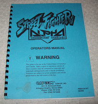 SUPER FIGHTER ALPHA VIDEO GAME Service Repair Instructions MANUAL 1995 - £14.84 GBP