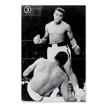 1934 Muhammad Ali Standing Over Sonny Liston Poster Photo Print Wall Art - £15.70 GBP+