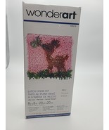 WonderArt® Cartoon Deer Butterfly Pink Latch Hook Kit - Brand New Sealed... - $14.48