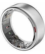 Silver Pobovi Smart Ring, size 7 - Health, Sleep Tracker, SpO2, HR Monit... - $40.01