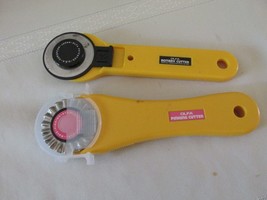 &quot;&quot;2 - OLPHA ROTARY CUTTERS - REGULAR &amp; PINKING&quot;&quot; - £6.80 GBP