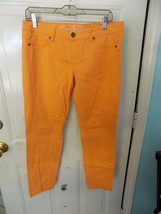 Vanilla Star Orange  Skinny Jeans Size 13 Women&#39;s EUC - £14.82 GBP