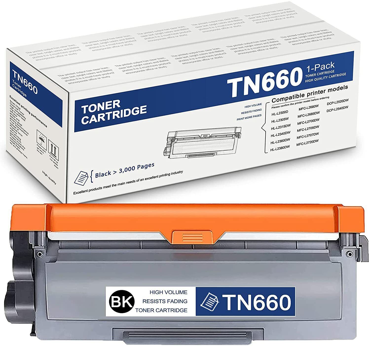 1 Tn-630 Toner High Yield For Brother Hl-L2300D Mfc-L2707Dw Dcp-L2540Dw - $27.99