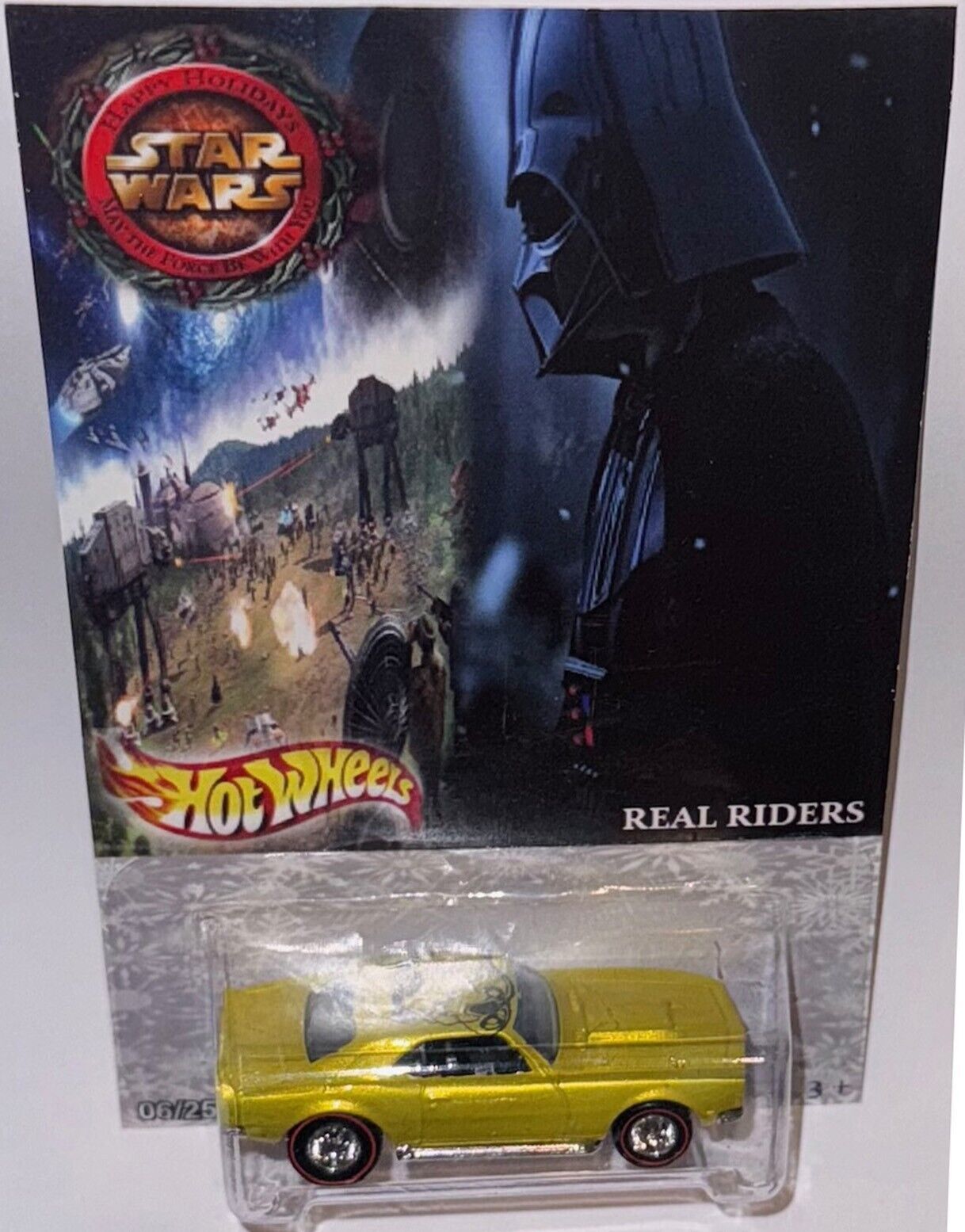 '68 Chevy Copo Camaro CUSTOM Hot Wheels Star Wars Series w/Real Riders Item image 4