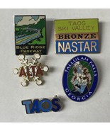 LOT 5 Pins Ski Pin Badge Alta Utah GA Taos NM National Parks Skiing Trav... - $564.31 MXN