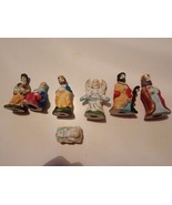 Vintage Nativity Set Holiday Christmas Decor Individual Figurines Figures  - £19.74 GBP