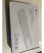 iClever Keyboard IC-BK08 Dark gray Folding Bluetooth USB Touch Pad Japan - $90.75 CAD