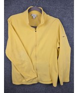 L.L. Bean Yellow Fleece Sweater Jacket Womens Large Vintage L - $34.99