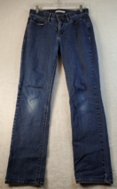 Levi&#39;s 525 Jeans Womens Size 6 Blue Denim Cotton Pockets Logo Belt Loops Pull On - £17.47 GBP