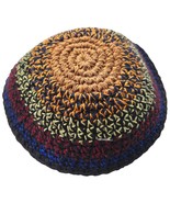 Colorful Knitted KIPPA size: 6&quot; / 15cm Yarmulke Kipa Kippah skullcap cap... - £3.65 GBP