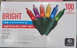 Make The Season Bright Multicolor 100 LED Light Set - $12.86