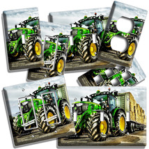 Big Wheels Farmer Truck Green Tractor Light Switch Wall Plates Outlet Home Decor - £13.12 GBP+