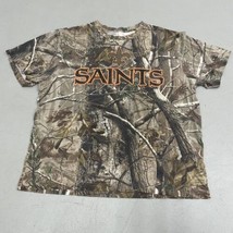 New Orleans Saints Camo Reebok Real Tree Hunting Shirt Sz XL - £13.99 GBP