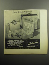 1957 Hartmann Luggage Advertisement - Tally-Ho Garment Bag, Zipper Shoe Bag - £14.53 GBP