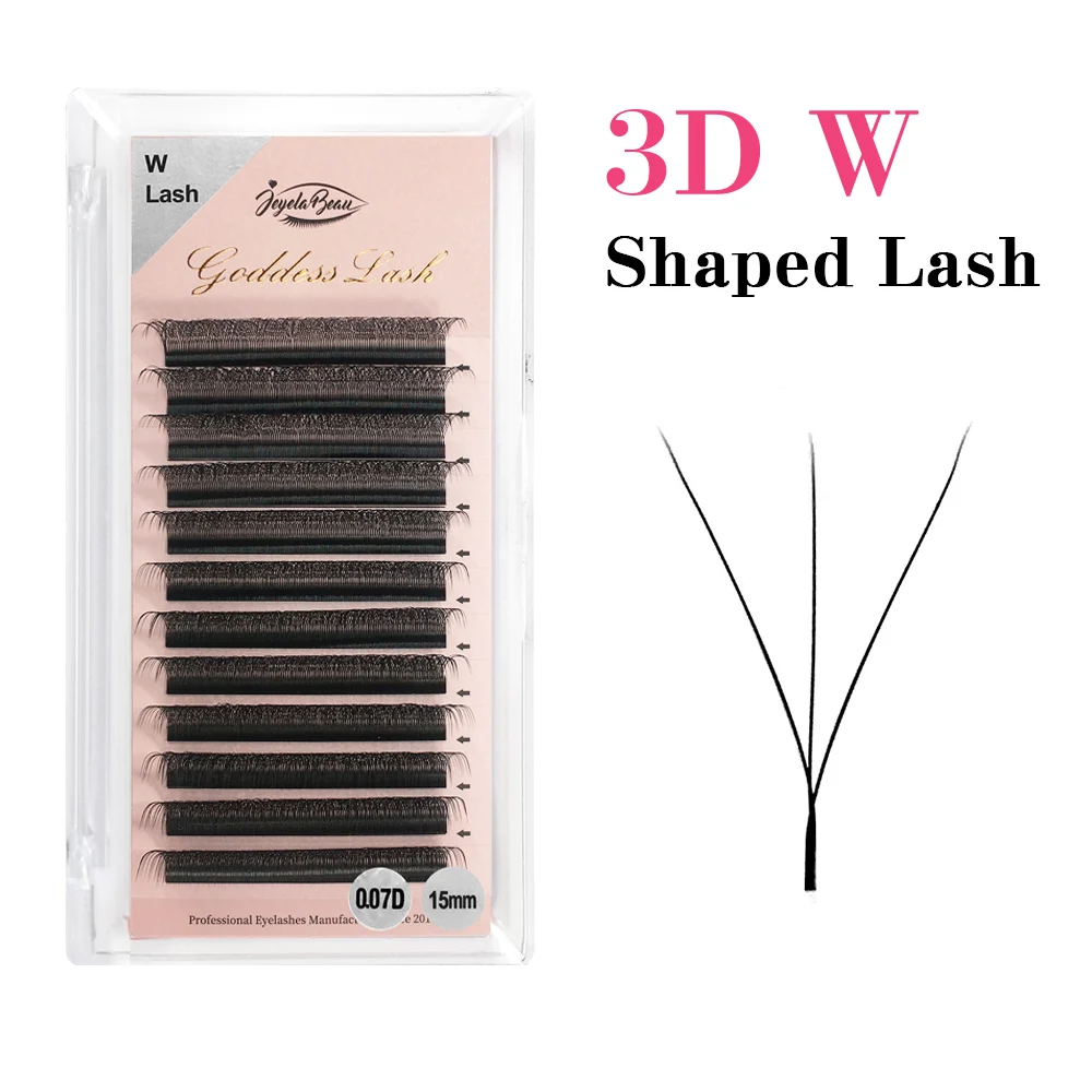 Goddess W Shape Lashes Extension 3D  Premade Volume Fans High Quality IdiviB Min - £19.05 GBP