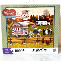 Charles Wysocki&#39;s Americana So Proudly We Hail Patriotic 1000 Pc Puzzle-... - £14.34 GBP