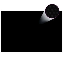 vidaXL Pool Cover Black Thick PE film with air chambers, PVC Large - $208.61