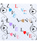 Love 7a-Digital ClipArt-Art Clip-Gift Tag-Tshirt-Notebook-Scrapbook-Gift... - £1.39 GBP