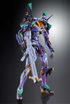 Bandai - Figurine Evangelion - Eva-01 Test Type Metallic Metal Build 22cm - 4573 - £274.81 GBP