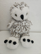 Build a Bear Spotted Snow Owl Plush Stuffed Animal Head Turns White - £7.56 GBP