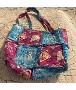 Disney Frozen Character Tote 16  Wide x 15  Long 2 Pockets on the side. - $11.30