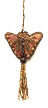 WINDROSE Ornate Beaded Hanger Ornament (Burgundy) - £11.95 GBP