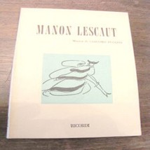 Libretto D&#39;opera Manon Lescaut Giacmo Puccini Ricordi - £10.20 GBP