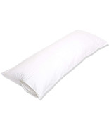 White Body Pillow Protecting Cover Hypoallergenic Dust Mite Resistant Pi... - $19.01