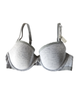 Aerie Women’s Demi Bra 38C Gray Underwire Lightly Padded Everyday T-Shir... - $329.36 MXN