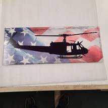 US Army military huey helicopter steel metal sign - £69.58 GBP