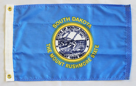 South Dakota - 12&quot;X18&quot; Nylon Flag - £17.80 GBP